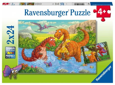 Ravensburger Dinosaurs at play, 24 pc(s), Dinosaurs, 4 yr(s)