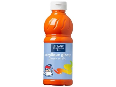 Akriliniai dažai Glossy 500ml 201 orange