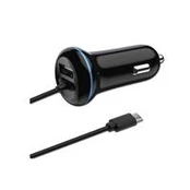 2GO USB-Kfz-Ladegerät DUO Type C 3.1 + 1x USB juodas