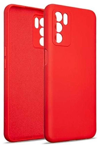 Beline Dėklas Silicone Oppo A16/A16s/A16K raudona/red