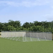 Lauko voljeras šunims, sidabrinis, 8x16x2m, plienas kaina