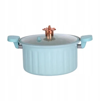 Micro Pressure puodas, skirtas visų tipų viryklėms, 8 l Multi Cooker mėlynas