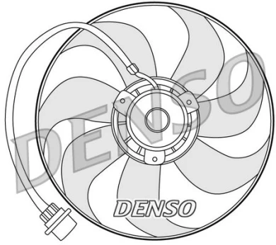Ventiliatorius, radiatoriaus DENSO DER32001