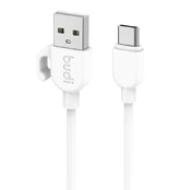 USB-C laidas Budi 1M 2.4A kaina