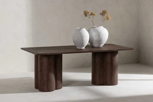 Venture Design Sofos stalas, Olivia, 60x120 cm, Mocca