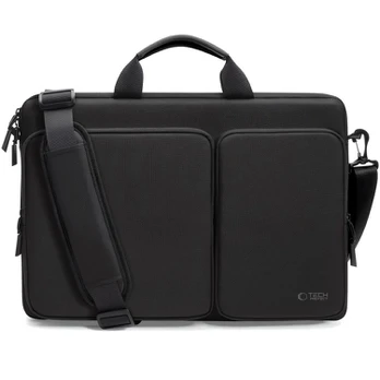 Juodas nešiojamo kompiuterio dėklas 17" "Tech-Protect Defender Bag"