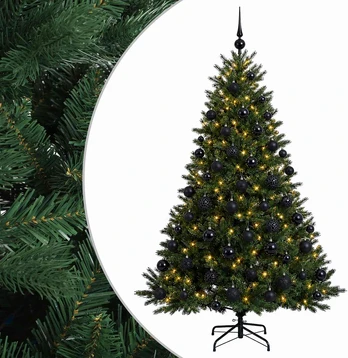 Dirbtinė kalėdinė eglutė su rutuliuku 210 cm 300 LED
