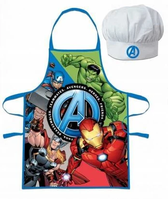 Prijuostė ir kepurė Avengers