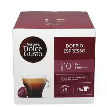 Kavos kapsulės NESCAFE DOLCE GUSTO Doppio Espresso 136g