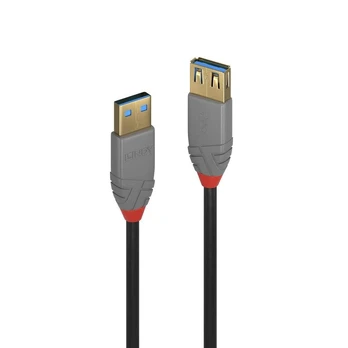 LINDY USB 3.0 Verlängerung Typ A/A Anthra Line M/F 1m