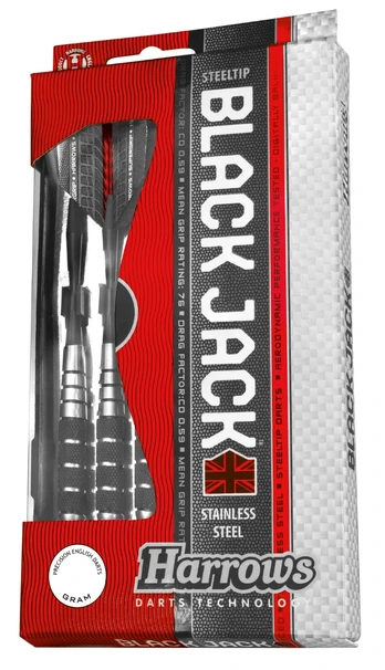 Darts strėlytės steeltip HARROWS BLACK JACK, 22gK