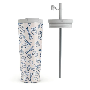 Takeout - Travel Mug, 700 ml / Flap & Straw Set