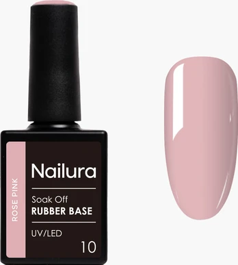 Nailura - Rubber Base 10 - Rose Pink - 10 ml