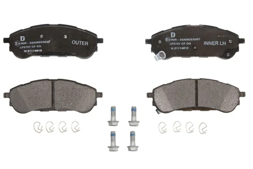 DELPHI LP3707 Brake pad set