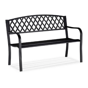 Kodustaar Sodo suoliukas, 86.5x127.5x58.5 cm, juodas