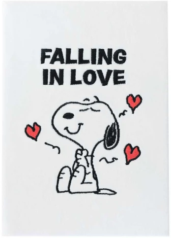 Snoopy - Plush notebook / notebook A5 from the Love Season collection