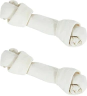 ZOLUX Knotted baltas bone - chew for dog - 100g kaina