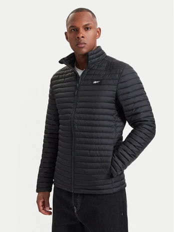 Reebok Demisezoninė striukė RCC00085 Juoda Regular Fit