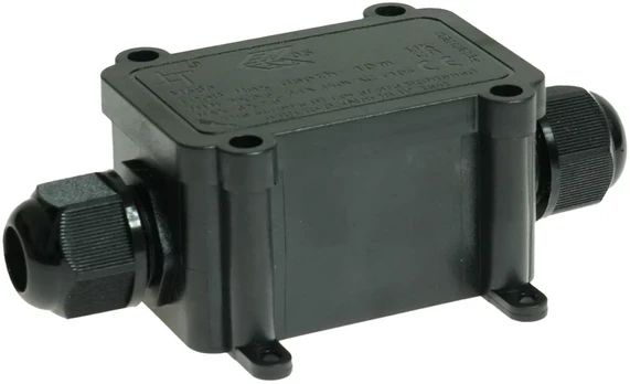 Enclosure: junction box | wall mount | IP68 | with cable gland