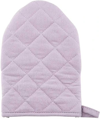 Kitchen handle 14x20 cm 100% cotton light violetinė