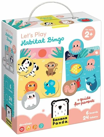 Stalo žaidimas - Bananapanda Lets Play Habitat Bingo