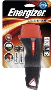 ENERGIZER IMPACT RUBBER LED TORCH 2AA (FL1 22lm 16h 40m) - INCLUDES 2 AA BATTERIES