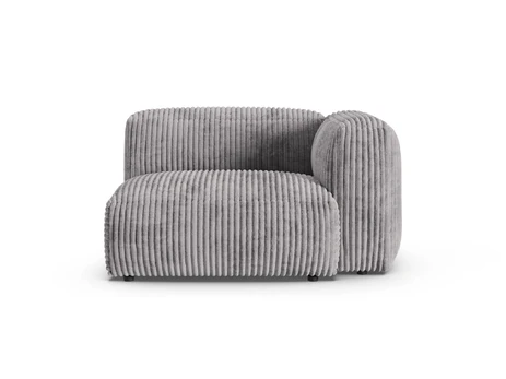 Modul Right, "Martina", 1 Seat, 120x120x75, Light Grey