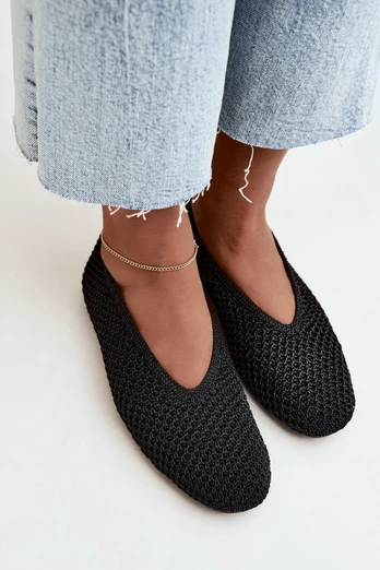 Juodos balerinos Step in style