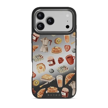 Sunny Side Up - iPhone 17 Pro Max Case, Elite Mirror Dark (MagSafe) / Gunmetal