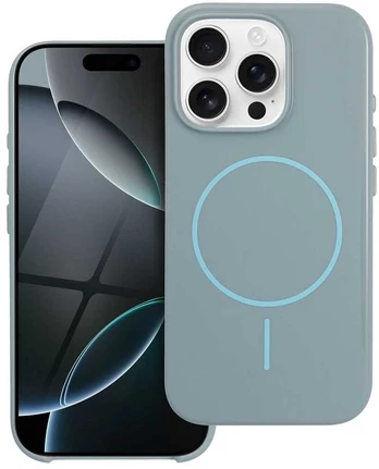 Premium Glossy Mag Cover compatible with MagSafe and Camera Control button for IPHONE 16 PLUS mint