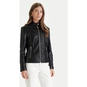 Guess Dirbtinės odos striukė W6RL52 WL850 Juoda Regular Fit