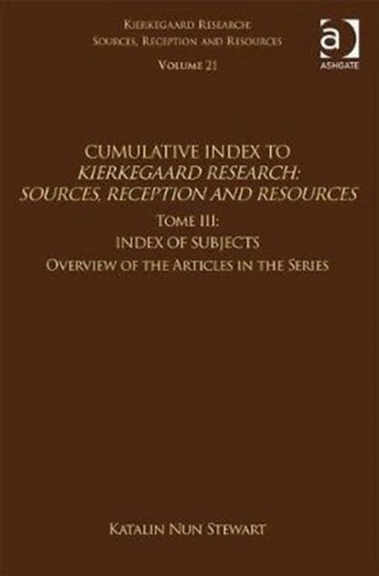 Volume 21, Tome III: Cumulative Index