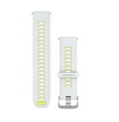 Forerunner Watch Bands (22 mm), Whitestone/translucent amp yellow with Silver hardware kaina
