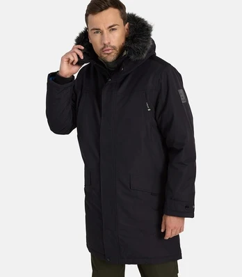 Huppa Vyriškas paltas DAWSON, black