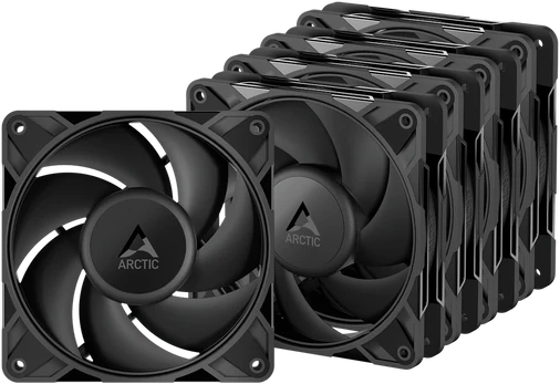 ARCTIC P12 PRO PST LN juodas 5er-Pack | Gehäuselüfter