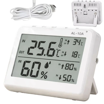 Termometras su higrometru Rivex T732, baltas