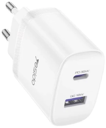Buit.krov.Yesido YC108 35W 1XUSB 1XUSB-C + CC kab.