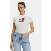 Tommy Jeans Marškinėliai DW0DW22781 Écru Regular Fit