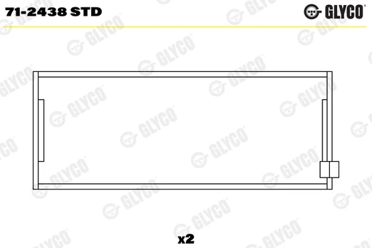 Veleno guoliai, įdėklai 71-2438 STD
