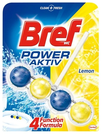 WC blokeliai Bref Power Aktiv Lemon