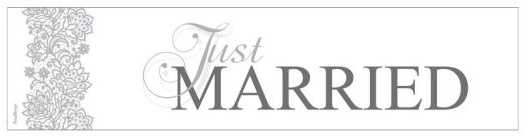 Party Deco Nummerplade Just Married