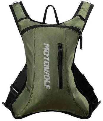 Kuprinė MotoWolf Hydration Army Žalias MB7AG, su vandens talpa