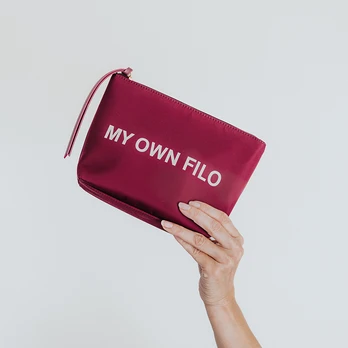 My Own Filo Pouch Violetinė - Stylish Multipurpose Toiletry Bag