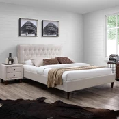Lova Bed EMILIA 120x200cm, beige kaina