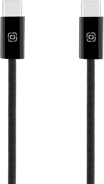 OBAL:ME Super Fast USB-C/USB-C Braided cabel 60W 1m Juodas