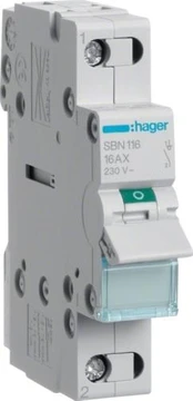 Hager Modulio atjungimas 16A 1P - SBN116