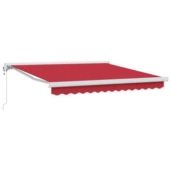 Automatinė Įtraukiama Raudona Markizė 300x250 cm