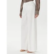 ViCOLO Džinsai DD5043 Balta Wide Leg