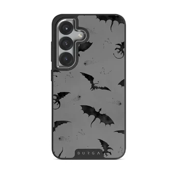Draco - Samsung Galaxy S25 Case, Elite Dark (Magnetic) / Silver