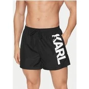 KARL LAGERFELD Plaukimo šortai A1M46013 Juoda Regular Fit